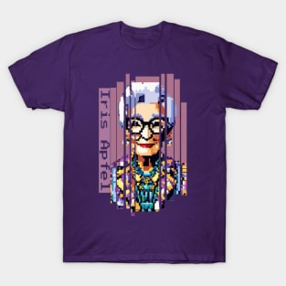 Iris Apfel Fashion Pixel T-Shirt